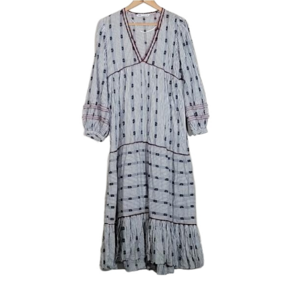 Zara Tiered Maxi Dress Blogger Favorite - Picture 2 of 7